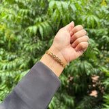 BLOOM BANGLE (SMALL WRIST) - 18K GOLD-PLATED