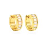 BAGUETTE HUGGIES - 18K GOLD PLATED
