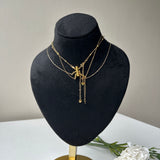 ANTI-TANGLE 3 NECKLACE CONNECTOR - 18K GOLD-PLATED