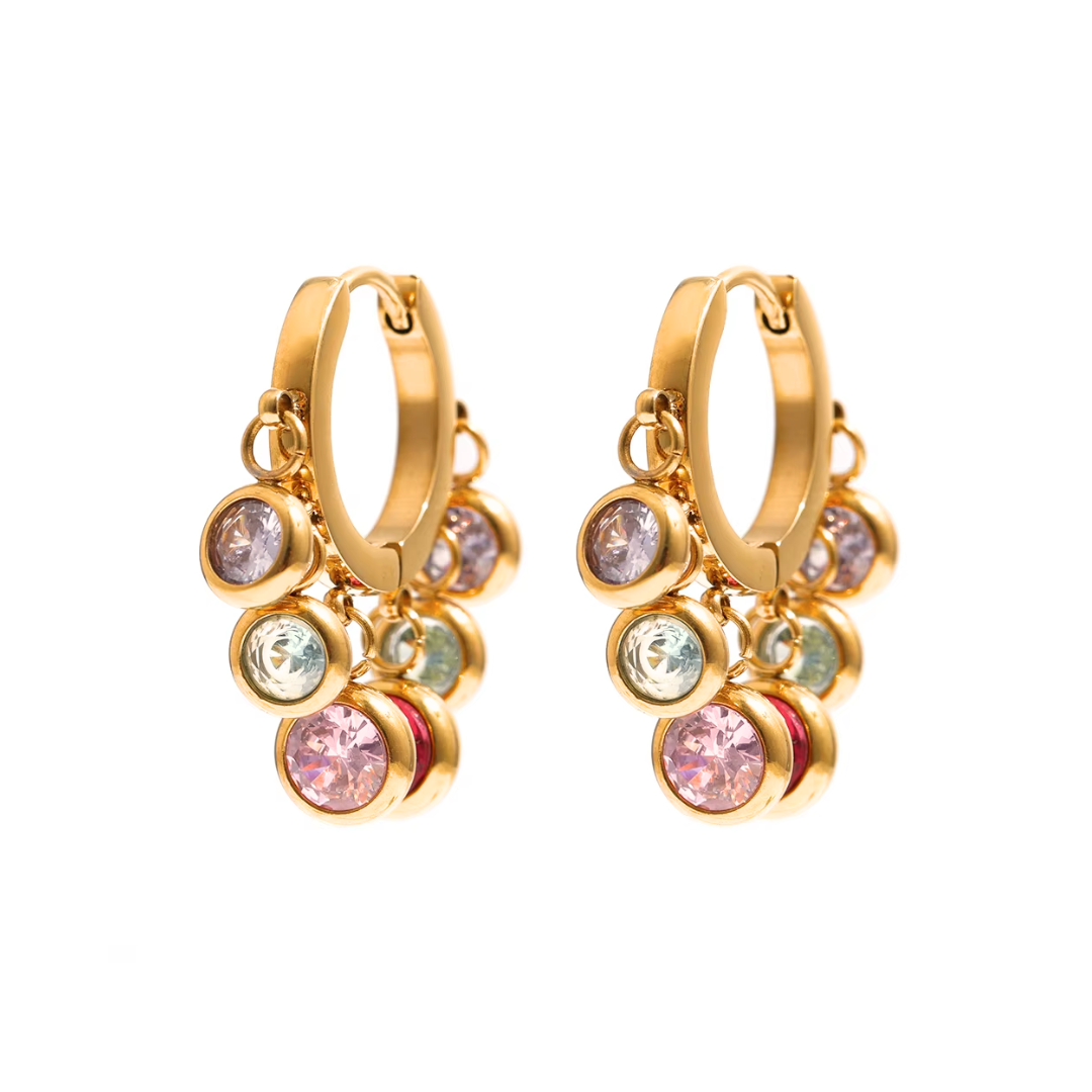 Regal Multi-Color Hoops