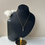 PERSONALISED HIDDEN MESSAGE NECKLACE - 18K WHITE/GOLD-PLATED