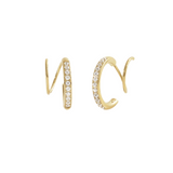FAKE THAT PIERCING EARRINGS - 18K GOLD PLATED