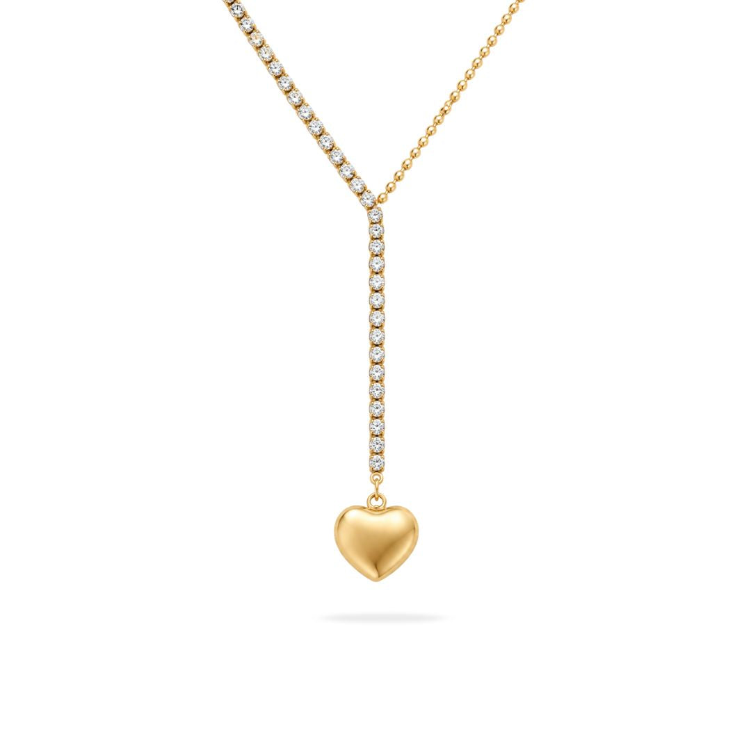 Heart Tie Necklace
