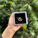 STUD AFFAIR EARRINGS - 18K GOLD-PLATED