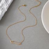 PIN NECKLACE - 18K GOLD-PLATED