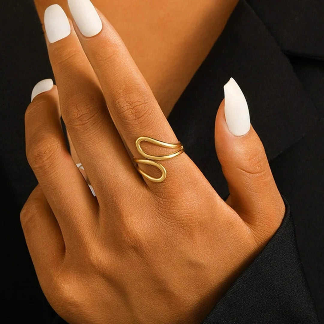 Abstract Adjustable Ring