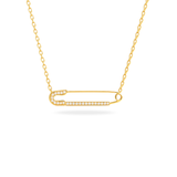 PIN NECKLACE - 18K GOLD-PLATED