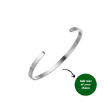 PERSONALISED KADA - 18K WHITE/GOLD-PLATED