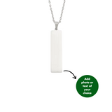 PERSONALISED THIN NECKLACE - 18K WHITE/GOLD-PLATED