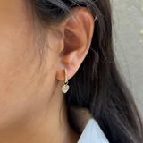 HEART HUGGIES- 18K GOLD PLATED
