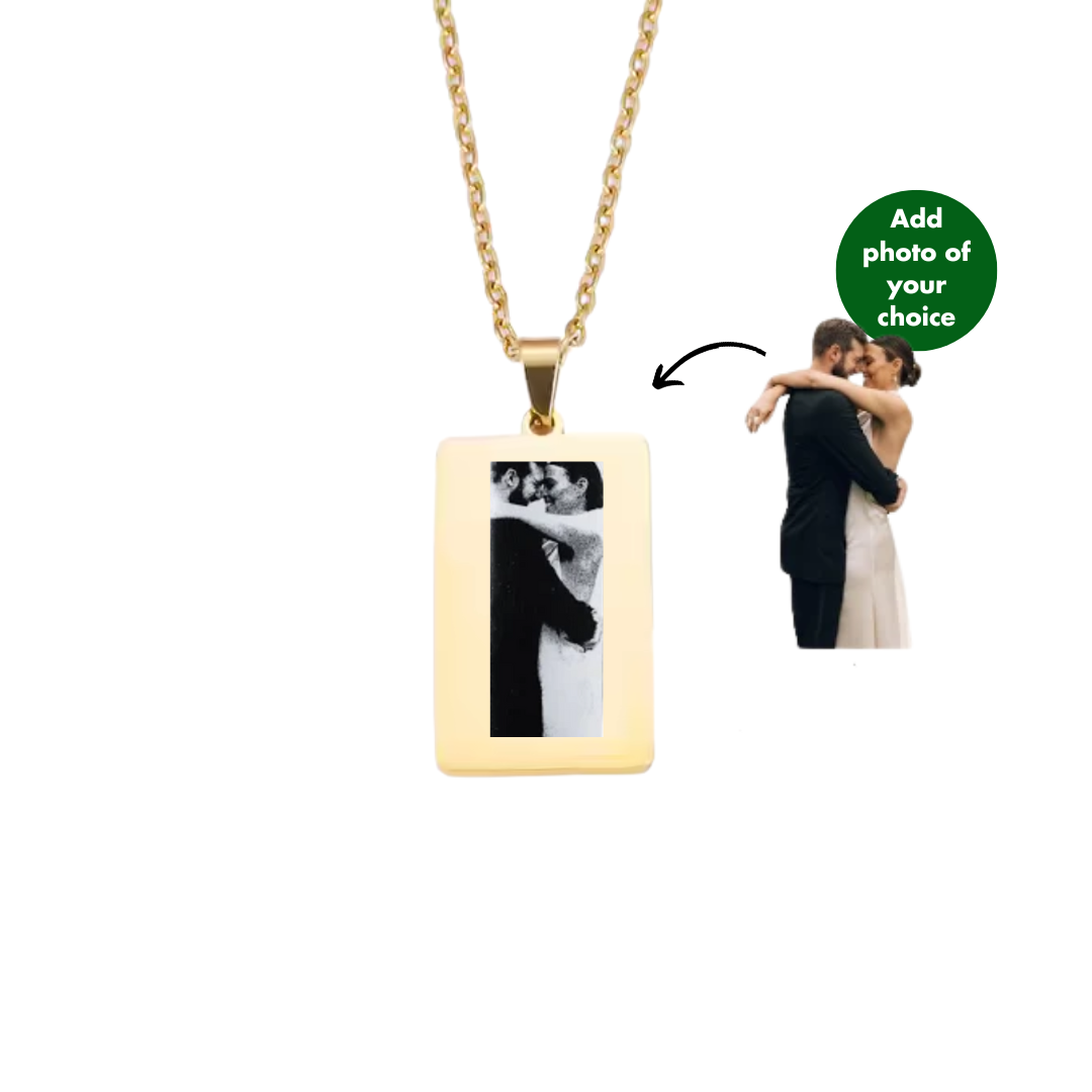Personalised Rectangle Necklace