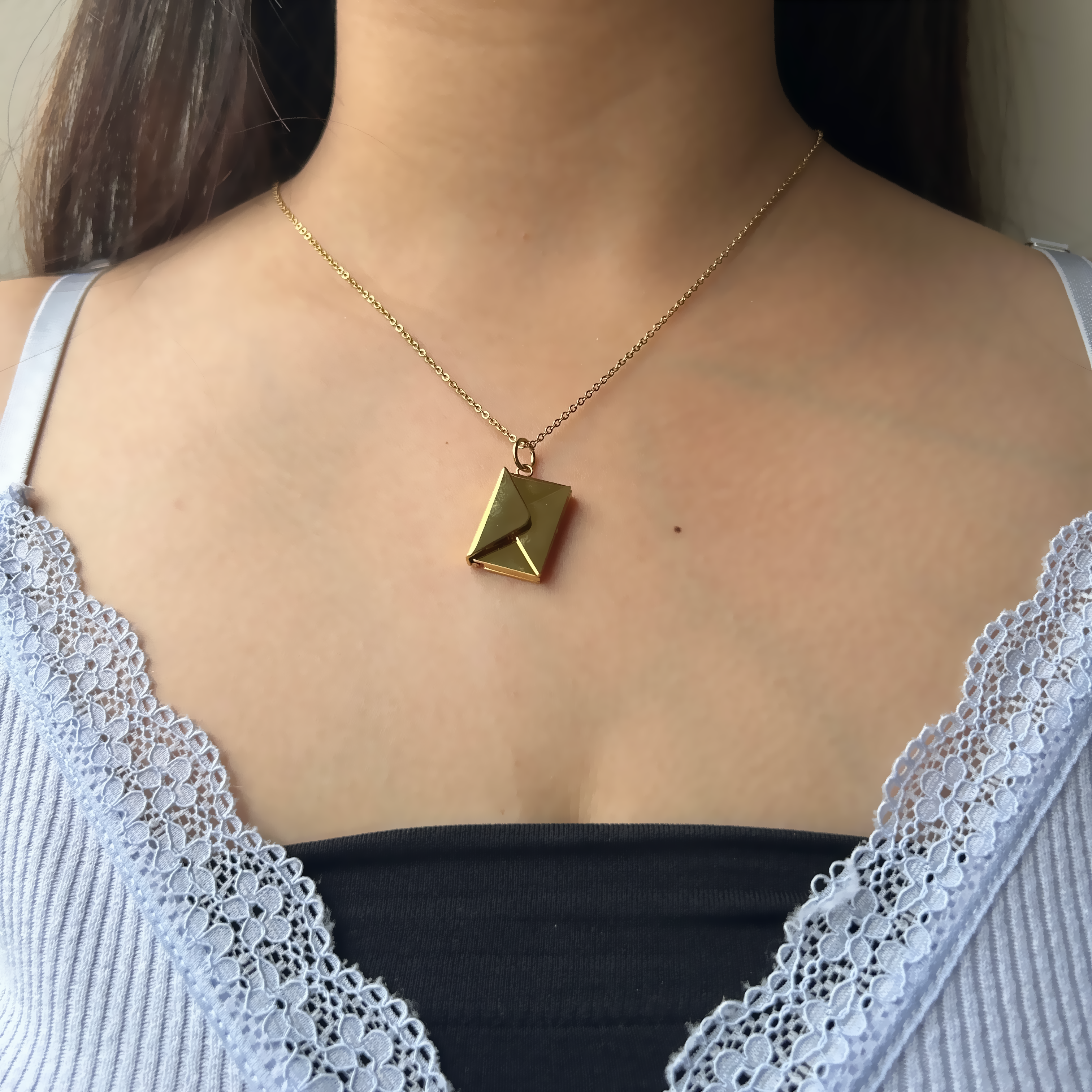 Personalised Envelope Necklace