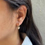 HEART HUGGIES- 18K GOLD PLATED