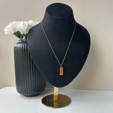 PERSONALISED THIN NECKLACE - 18K WHITE/GOLD-PLATED