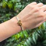 BOWTIFUL BANGLE (SMALL WRIST) - 18K GOLD-PLATED