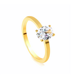 OVAL RING - 18K GOLD-PLATED