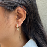 HEART HUGGIES- 18K GOLD PLATED
