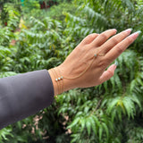 MULTI-STRAND HANDCHAIN BRACELET - 18K GOLD-PLATED