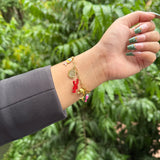 OCEAN LIFE BRACELET - 18K GOLD-PLATED