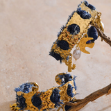 BOHEME BLEU BRACELET - 18K GOLD-PLATED
