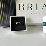 X RING - 18K GOLD-PLATED