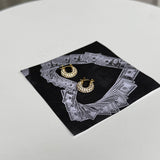 CELESTE HOOPS - 18K GOLD-PLATED