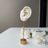 OVAL EARRINGS - 18K GOLD-PLATED