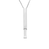 PERSONALISED HIDDEN MESSAGE NECKLACE - 18K WHITE/GOLD-PLATED