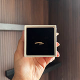 STUDDED HELIX RING - 18K GOLD-PLATED