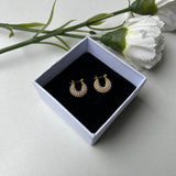 MINI PEARL HOOPS - 18K GOLD-PLATED