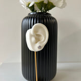 SOLITAIRE STUDS (8MM)- 18K GOLD-PLATED