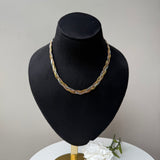 TRI METAL CHAIN - 18K GOLD-PLATED