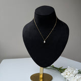 OVAL NECKLACE - 18K GOLD-PLATED