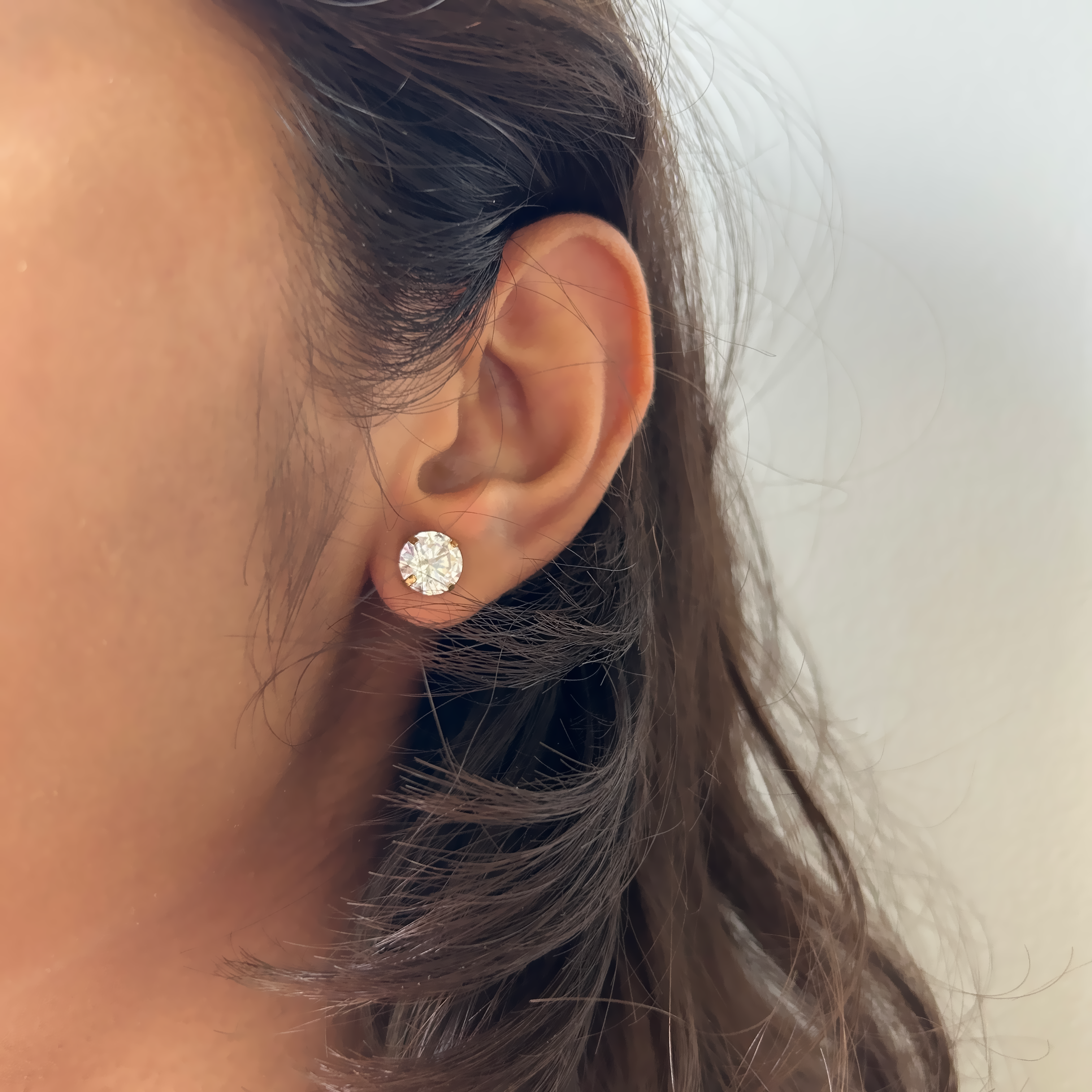 Solitaire Studs (8MM)
