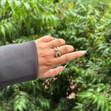 OPEN HORSESHOE RING - 18K GOLD-PLATED