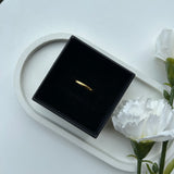 SOLID RING - 18K GOLD-PLATED
