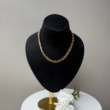 TRI METAL CHAIN - 18K GOLD-PLATED
