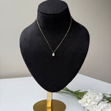 OVAL NECKLACE - 18K GOLD-PLATED