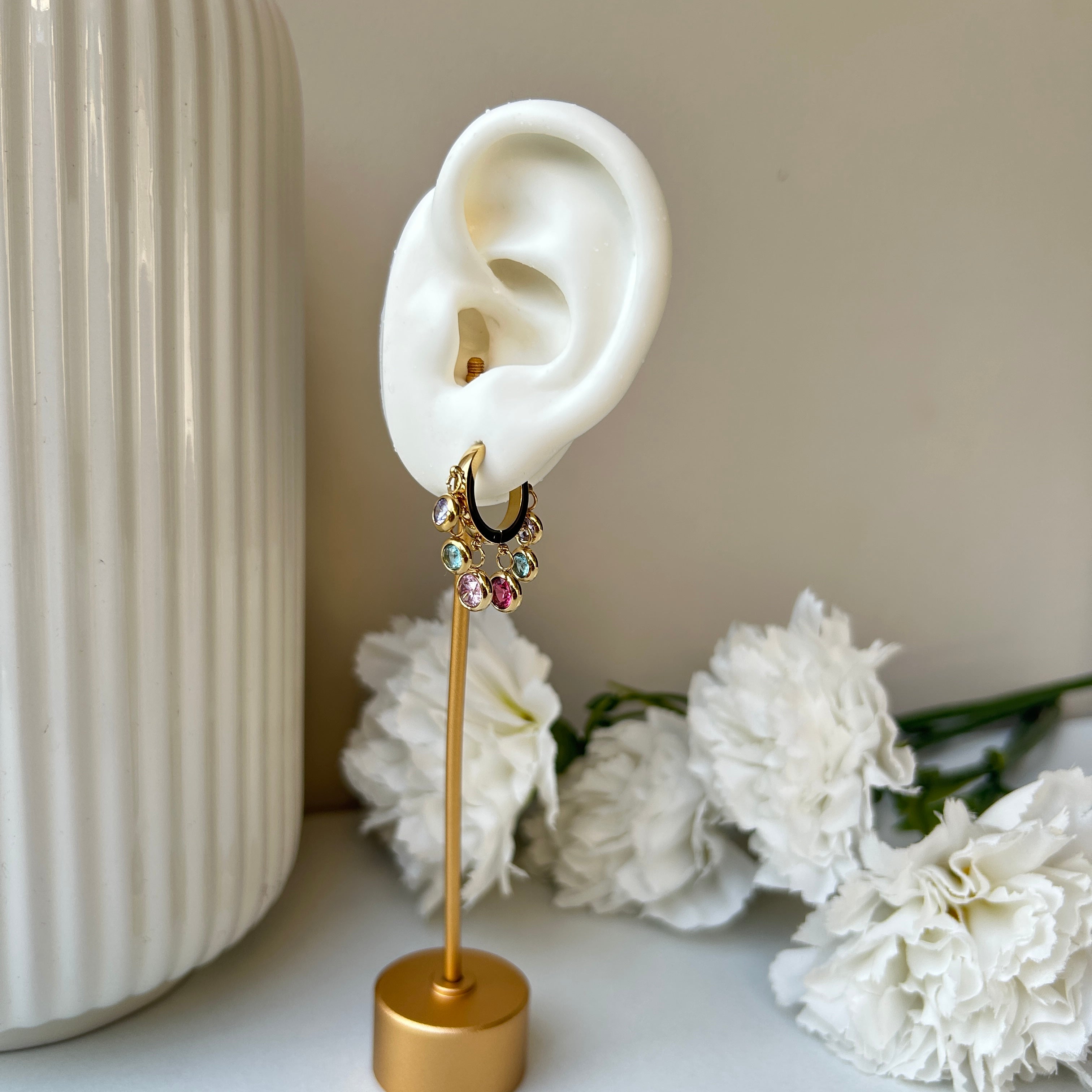 Regal Multi-Color Hoops