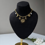 AURORA TIDE CHARM NECKLACE - 18K GOLD-PLATED