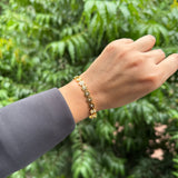 BLOOM BANGLE (SMALL WRIST) - 18K GOLD-PLATED