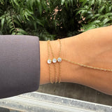 MULTI-STRAND HANDCHAIN BRACELET - 18K GOLD-PLATED