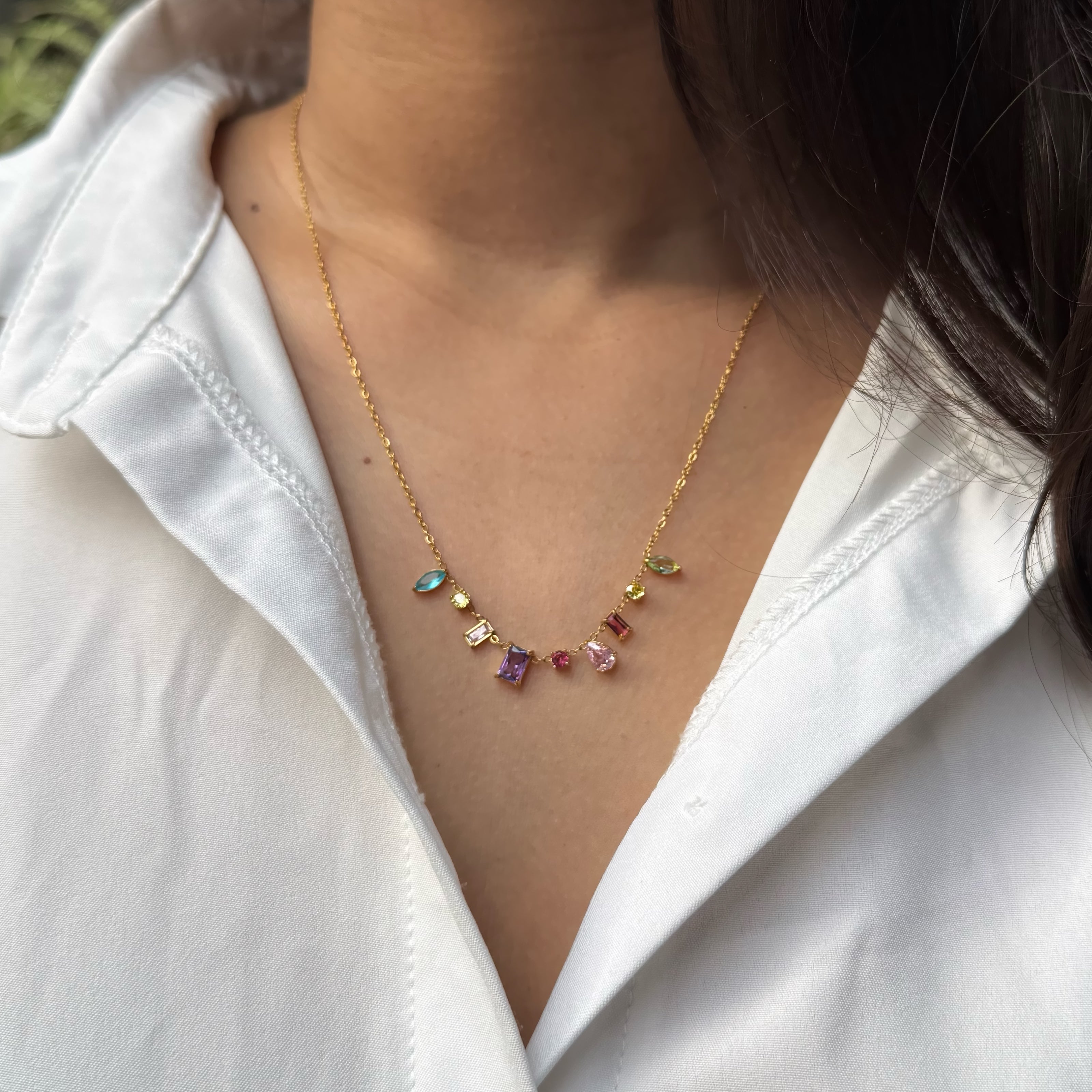 Rainbow Muse Necklace