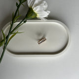 BAGUETTE RING - 18K GOLD-PLATED