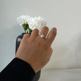 OVAL RING - 18K GOLD-PLATED