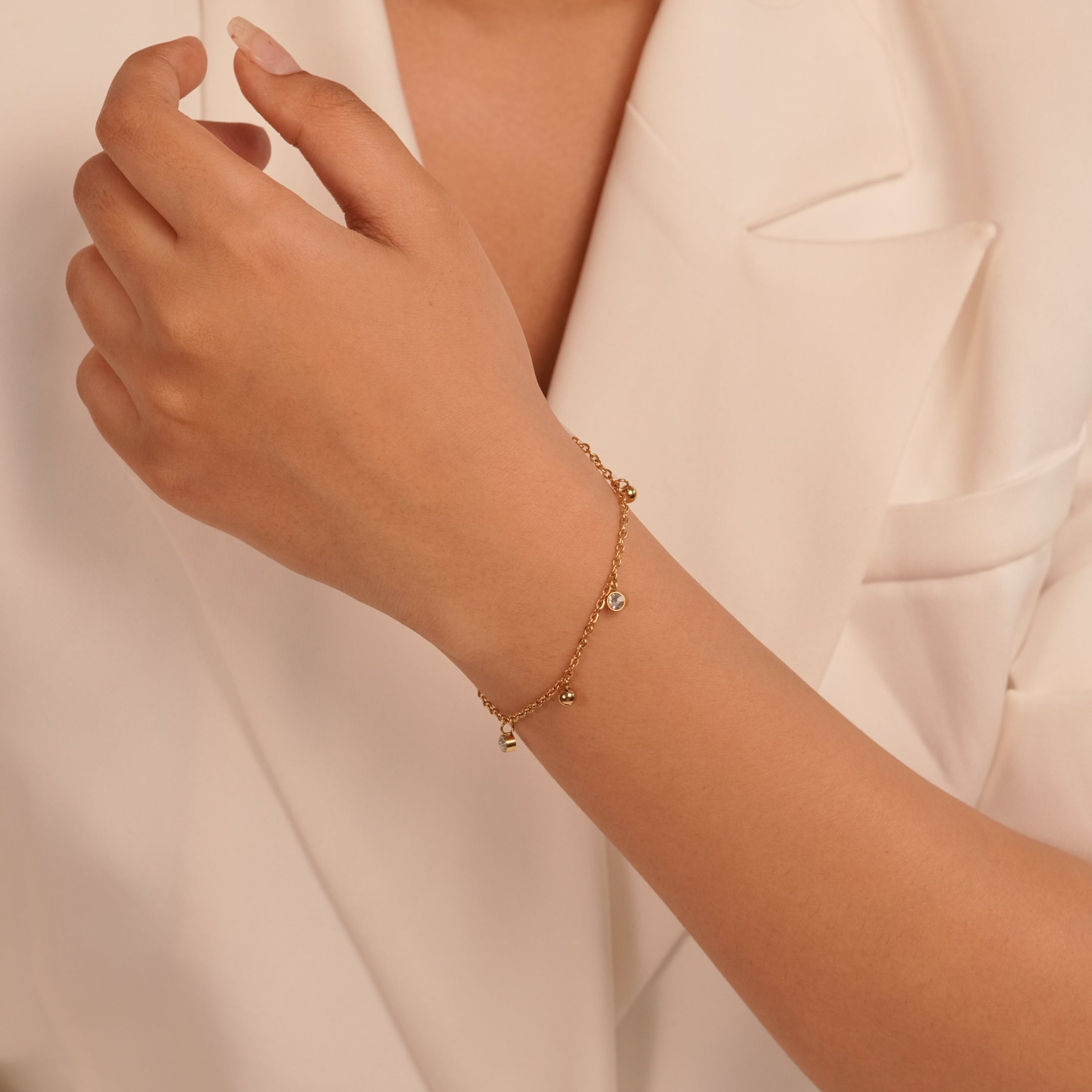 Solitaire Bead Bracelet