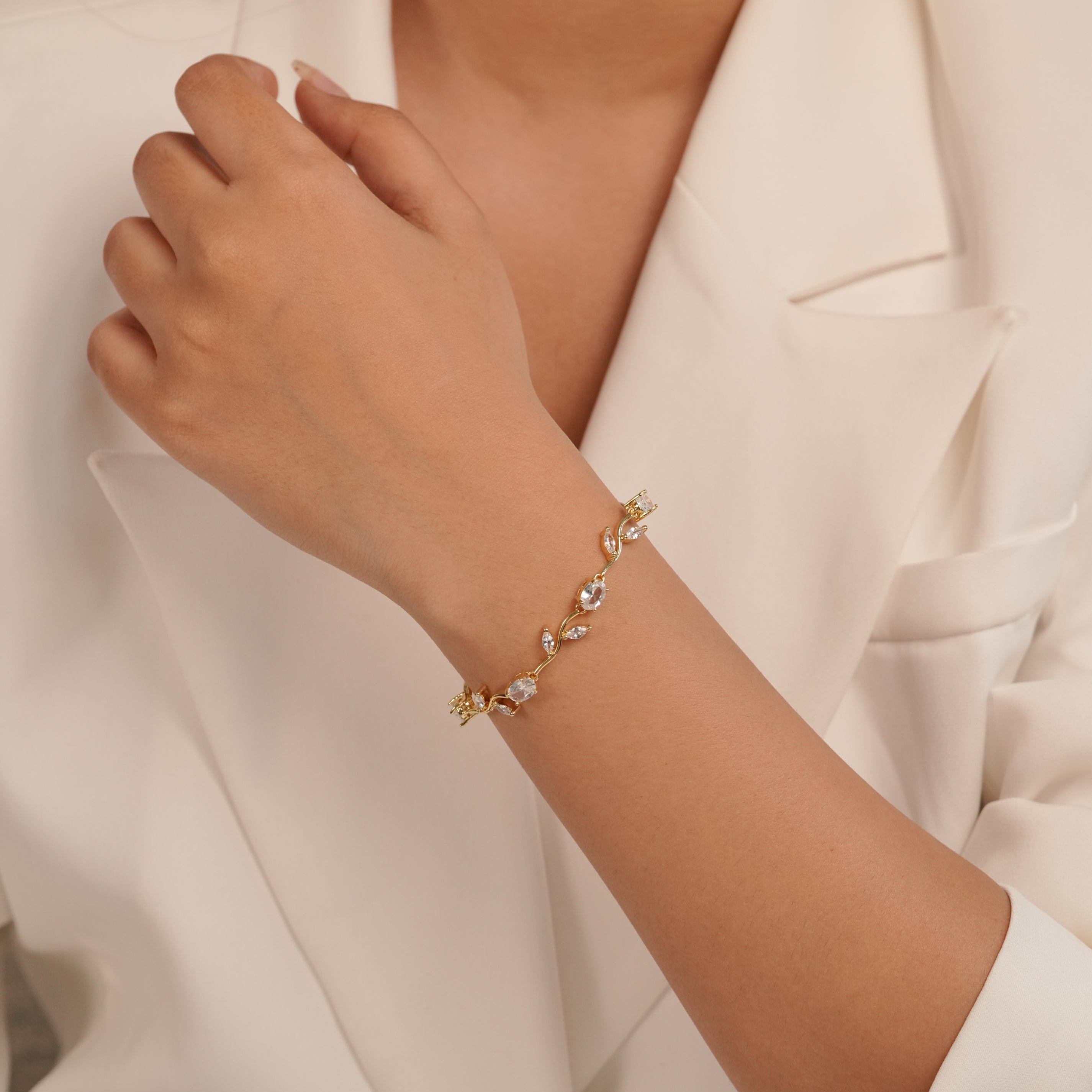Crystal Tulip Bracelet