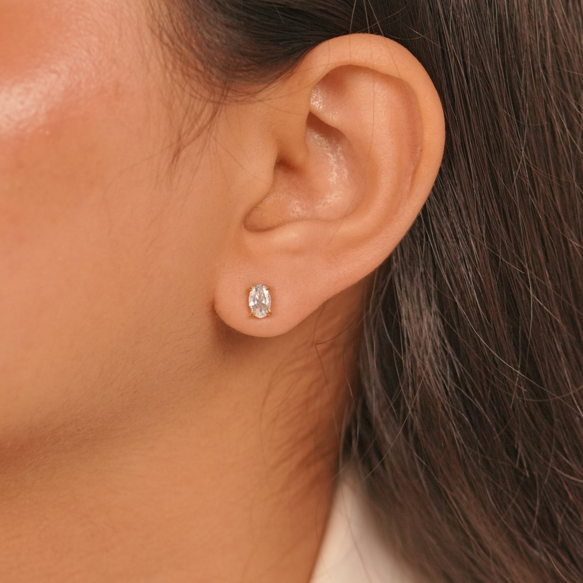 Mini Oval Earrings