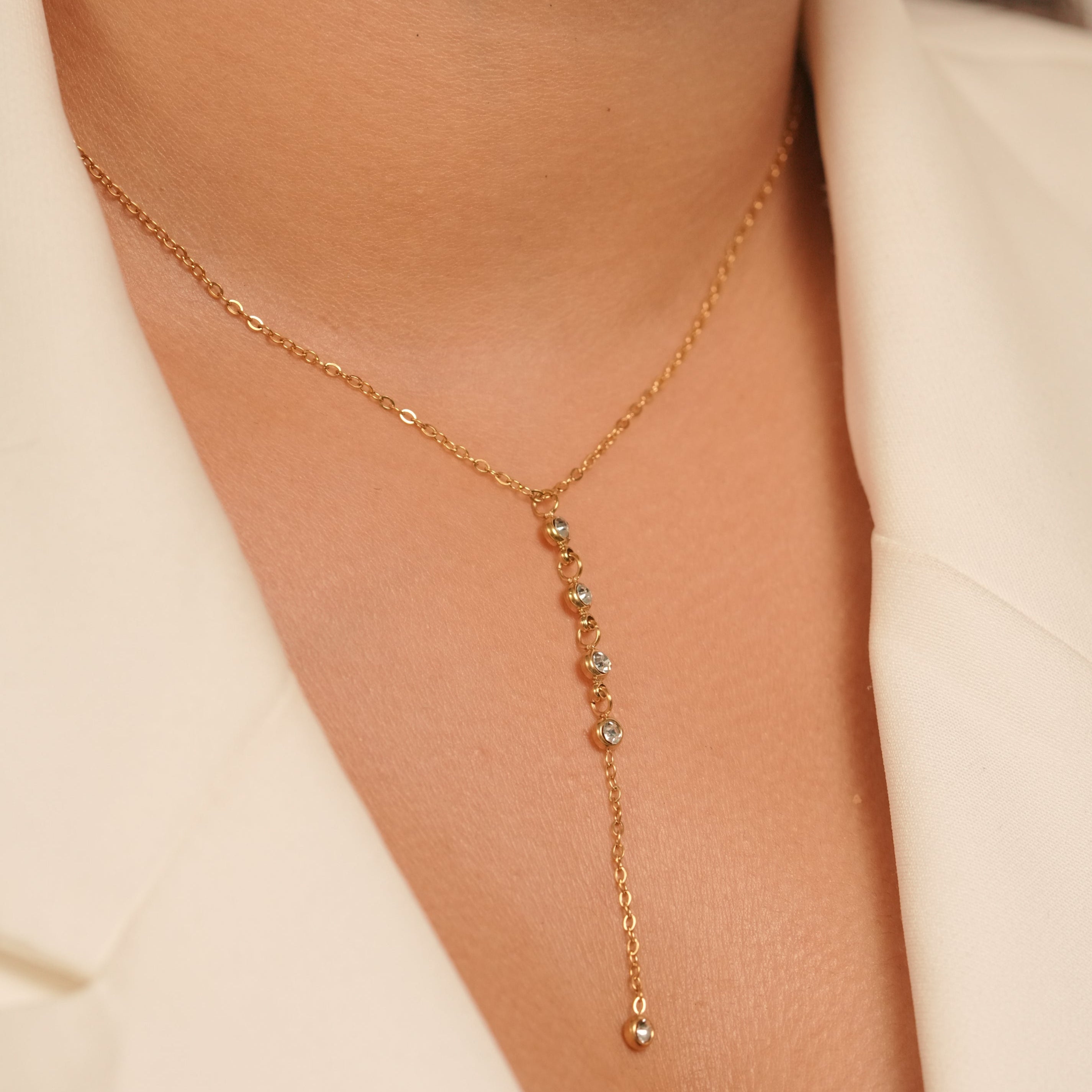 Dainty Lariat Necklace