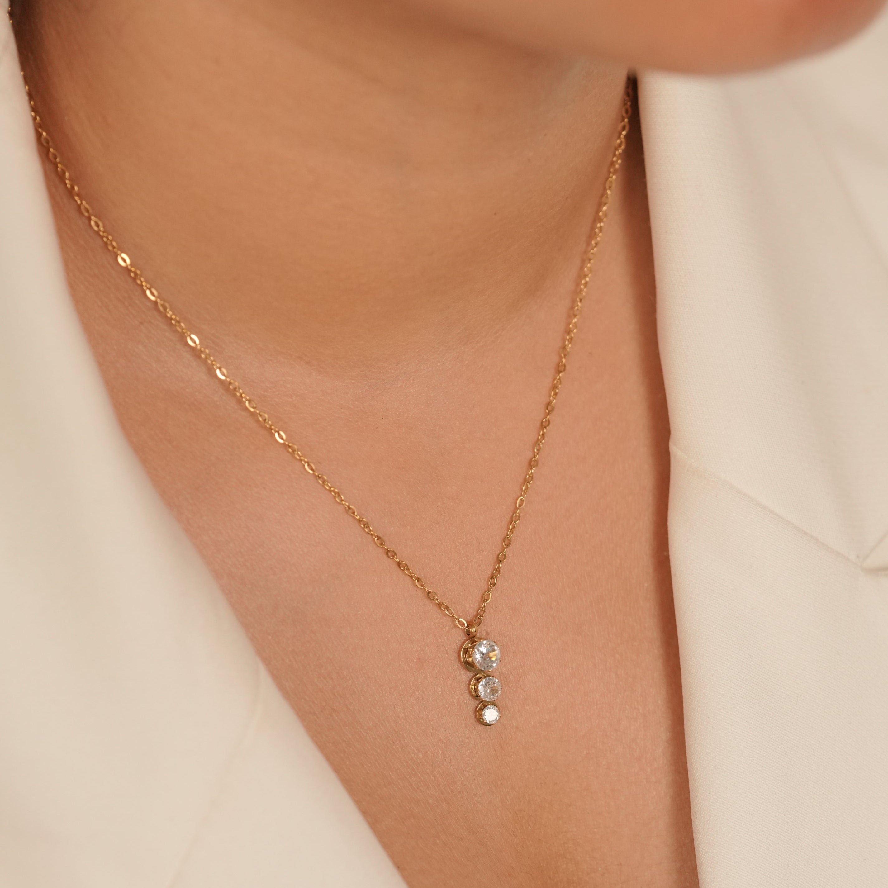 Crystal Trinity Necklace